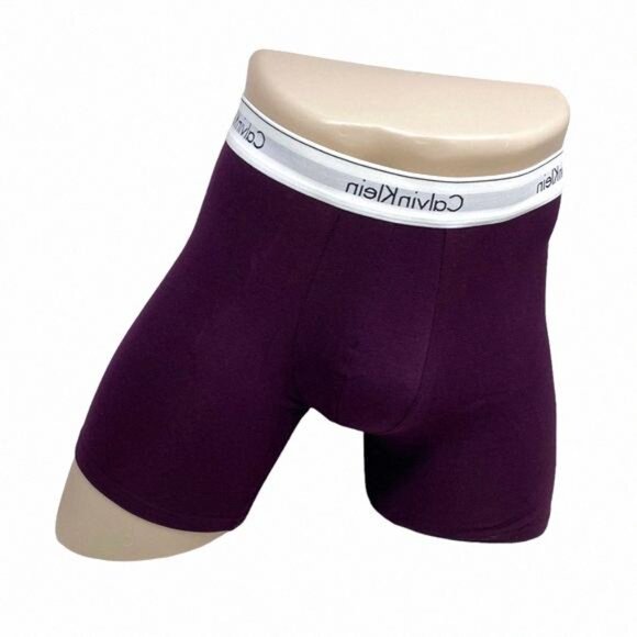 Calvin Klein Men Underwear 3 Pack Boxer Brief Cotton NB2381925 Red Gray Stretch - Picture 3 of 8